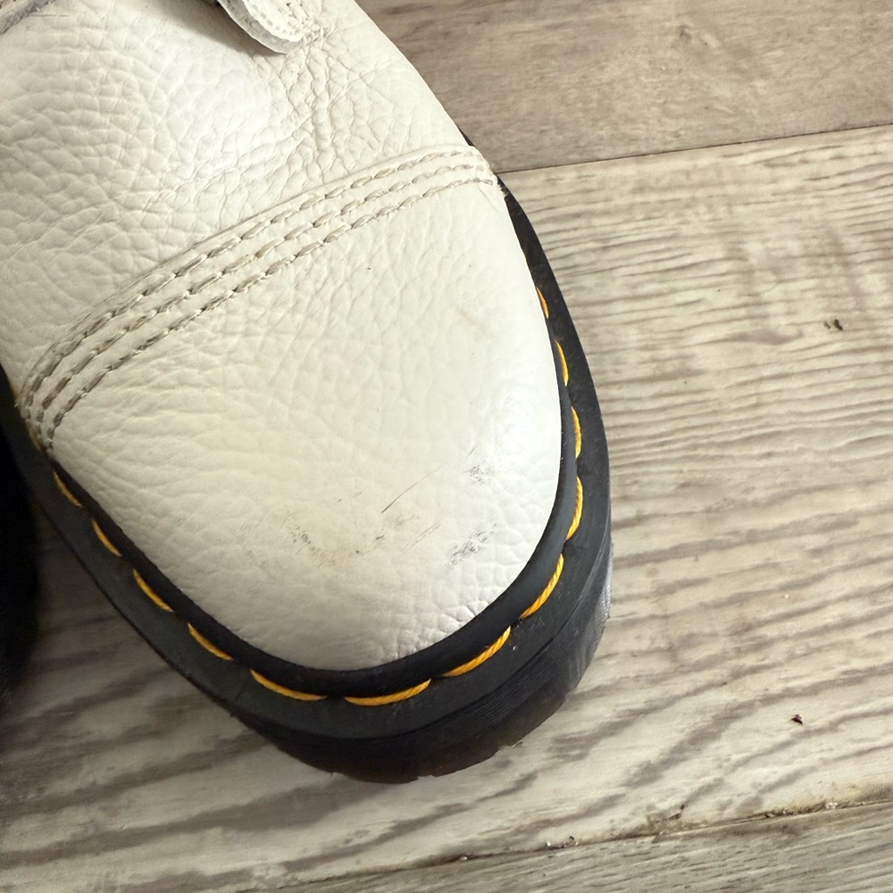 Dr. Martens White Combat Boots - Picture 12 of 16